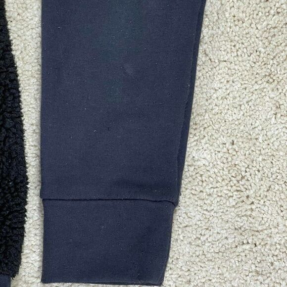 ATHLETA Women's Black Sherpa Jacket Size Medium Full Zip Fleece jacket - Picture 8 of 11